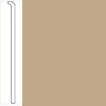 Picture of Johnsonite - Baseworks ThermoSet 2 1/2 Toeless Wall Base Wicker