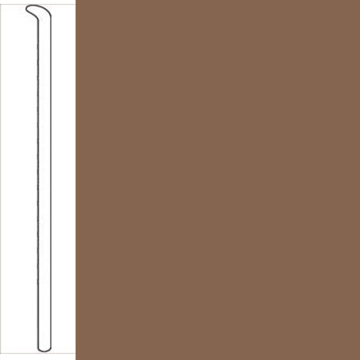 Picture of Johnsonite - Baseworks ThermoSet 3 1/2 Toeless Wall Base Rusty Nail