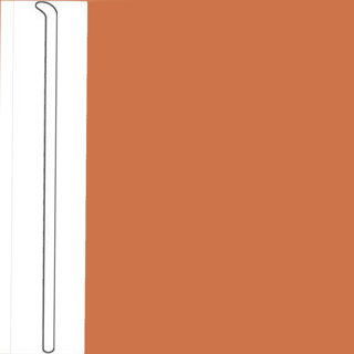 Picture of Tarkett - Traditional Wall Base Toeless 1/8 6 Inch Hot Spice