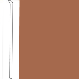 Picture of Tarkett - Traditional Wall Base Toeless 1/8 6 Inch Red Clay