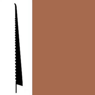 Picture of Johnsonite - Tightlock Wallbase for Carpet 4 1/2 Red Clay