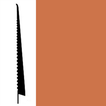 Picture of Johnsonite - Tightlock Wallbase for Carpet 6 1/2 Hot Spice