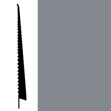 Picture of Johnsonite - Tightlock Wallbase for Carpet 6 1/2 Cool Metal