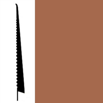 Picture of Johnsonite - Tightlock Wallbase for Carpet 6 1/2 Red Clay