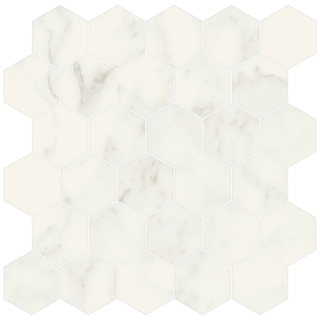 Picture of Milestone - Jem Mosaic Hexagon Adagio White Polished