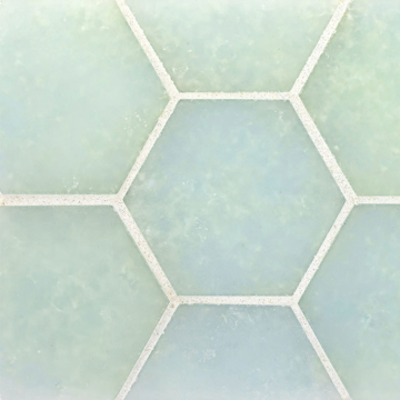 Picture of Ceramica Etc - Liquid Glass Large Hexagons Tahoe