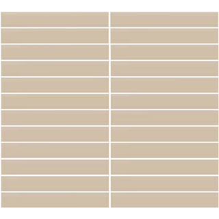 Picture of Daltile - Color Wheel Mosaic Straight Joint 1 x 6 Matte Urban Putty