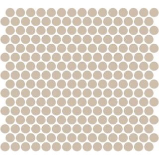 Picture of Daltile - Color Wheel Mosaic Penny Round Urban Putty