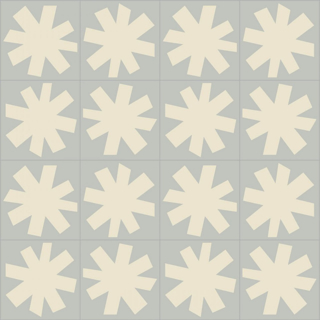 Picture of Bisazza Mosaico - Cementiles Decorations Square Asterisque Leger