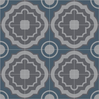 Picture of Bisazza Mosaico - Cementiles Decorations Square Cupcake Shark