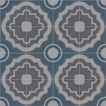 Picture of Bisazza Mosaico - Cementiles Decorations Square Cupcake Shark
