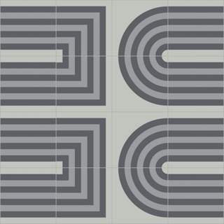 Picture of Bisazza Mosaico - Cementiles Decorations Square Duct Grey
