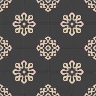Picture of Bisazza Mosaico - Cementiles Decorations Square Flakes Marquinia