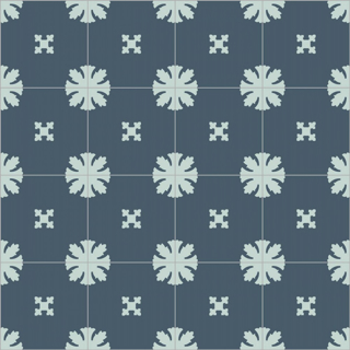 Picture of Bisazza Mosaico - Cementiles Decorations Square Paper Blu