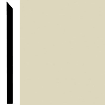Picture of Burke - Edge Effects Simple 4 1/4 - 3/8 Thick Wall Base Cream
