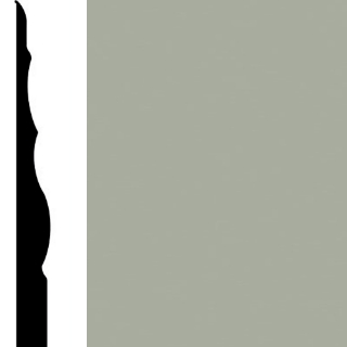 Picture of Burke - Edge Effects Sophisticate 4 1/4 Wall Base Light Gray
