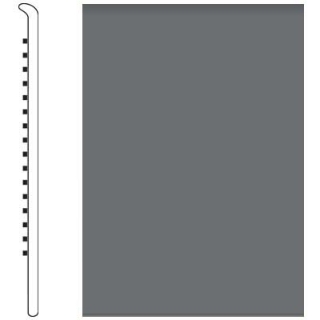 Picture of Roppe - Pinnacle Rubber Wall Base 4 (No Toe Base) Charcoal