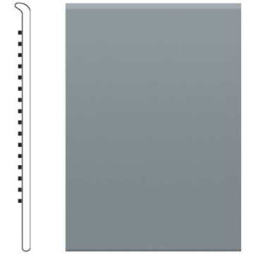 Picture of Roppe - 6 Inch 0.080 Vinyl No Toe Base Dark Gray