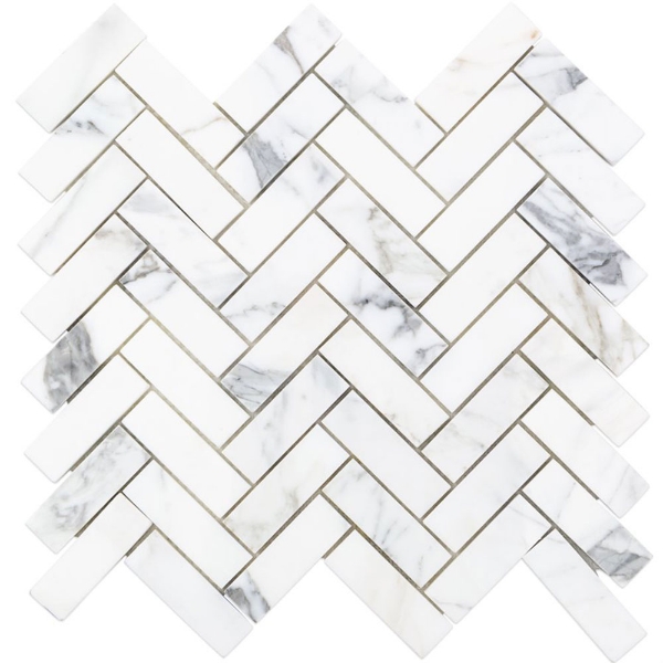 Picture of SOHO Studio Corp - Calacatta Mosaics Herringbone