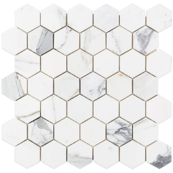 Picture of SOHO Studio Corp - Calacatta Mosaics Hexagon
