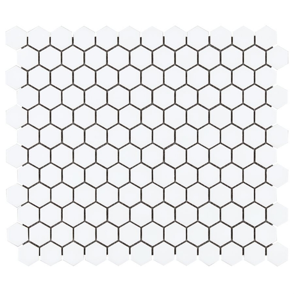 Picture of SOHO Studio Corp - Simple Mosaic Solid Hexagon White / Matte