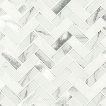 Picture of MS International - Decorative Blends Mosaic Other Bytle Bianco