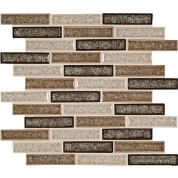 Picture of MS International - Glass Mosaic 1 x 4 Venetian Cafe
