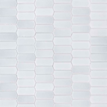 Picture of MS International - Retro Mosaic Glossy Bianco Picket