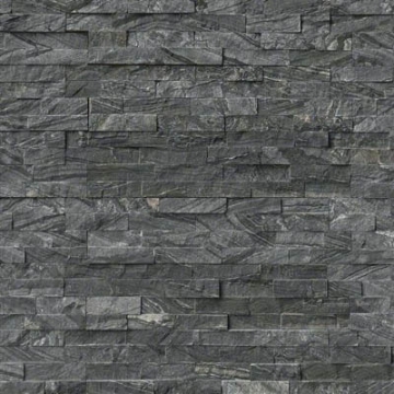 Picture of MS International - RockMount Stacked Stone Panels 6 X 24 Glacial Black