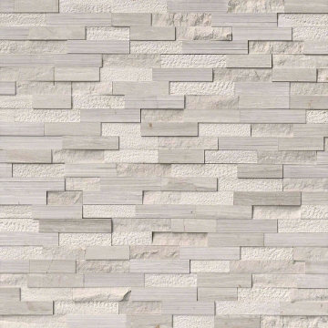 Picture of MS International - RockMount Stacked Stone Panels 6 X 24 White Oak Multi Finish