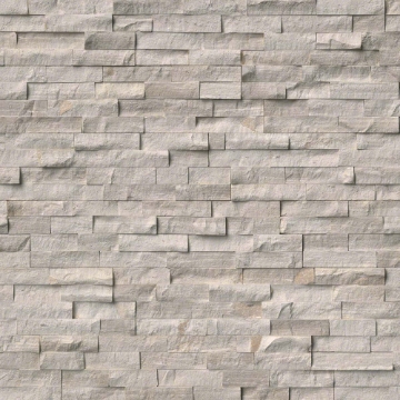 Picture of MS International - RockMount Stacked Stone Panels 6 X 24 White Oak Splitface