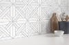 Picture of Emser Tile - Alluro Mosaic Mini Castle Silver