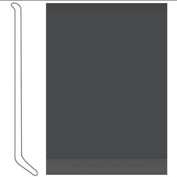 Picture of Tarkett - Traditional Wall Base with Toe 1/8 4 Inch Charcoal