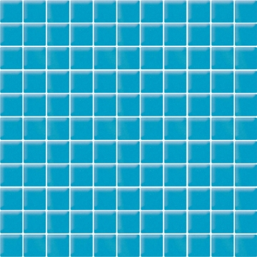 Picture of MiR Mosaic - Color Palette Mosaic 1 x 1 Gloss Turquoise Cloud