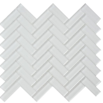 Picture of MiR Mosaic - Color Palette Mosaic Herringbone Mirage White