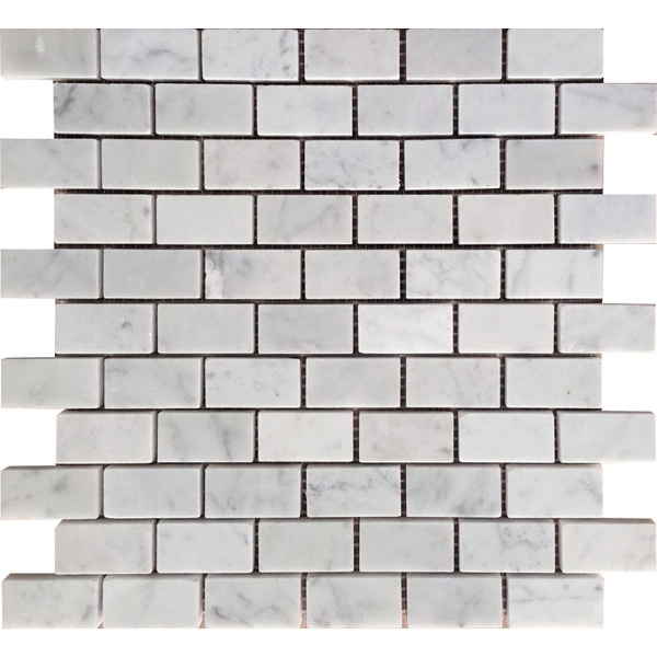 Picture of MiR Mosaic - Marbella Mosaics Carrara 1 x 2