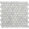 Picture of Roca - Rockart Mosaics Hexagon Carrara 1 x 1