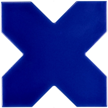 Picture of MiR Mosaic - Moorish Azul Gloss Cross