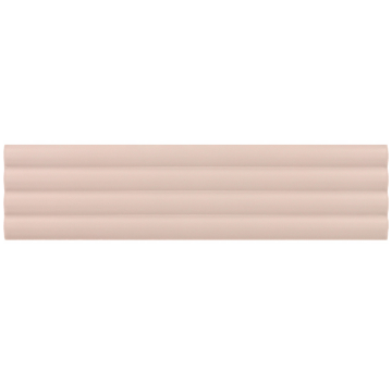 Picture of MiR Mosaic - Ridge Deco 2 x 8 Pink Matte