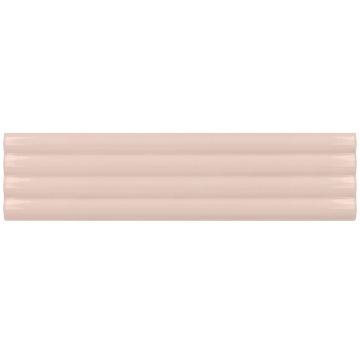 Picture of MiR Mosaic - Ridge Deco 2 x 8 Pink Gloss