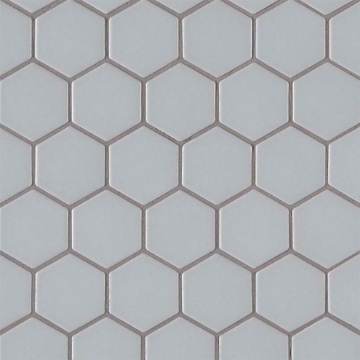 Picture of MS International - Retro Mosaic Matte Gray Hexagon