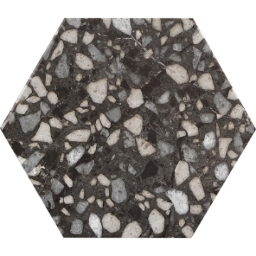 Picture of MiR Mosaic - Hexa Terrazzo Black
