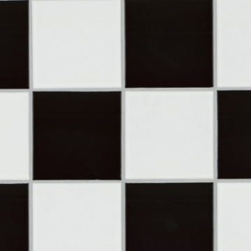 Picture of MS International - Domino 4 x 4 Matte White and Black