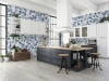 Picture of Happy Floors - Crash Hexagon Mosaic Blue Natural