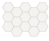 Picture of Happy Floors - Blanco Large Hexagon Blanco Natural