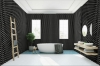 Picture of Happy Floors - Artisan Hexagon Mosaic Black Satin