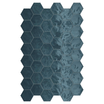 Picture of Terratinta - Hexa Wall Glossy Ocean Wave