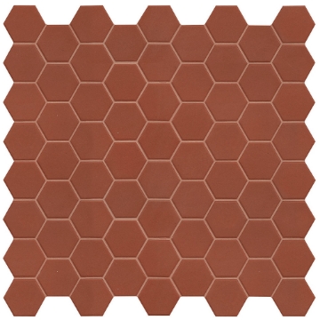 Picture of Terratinta - Hexa Matt Mosaic Rusty Red