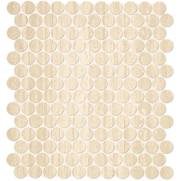 Picture of FAP Ceramiche - Roma Penny Round Travertino