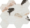 Picture of Happy Floors - Kobe Rounded Hexagon Mosaic Calacatta Viola Natural